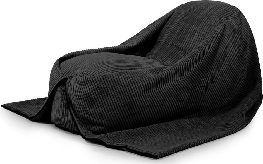 Černý manšestrový dětský sedací vak Cocoon 120 – SLOWDOWN SLOWDOWN