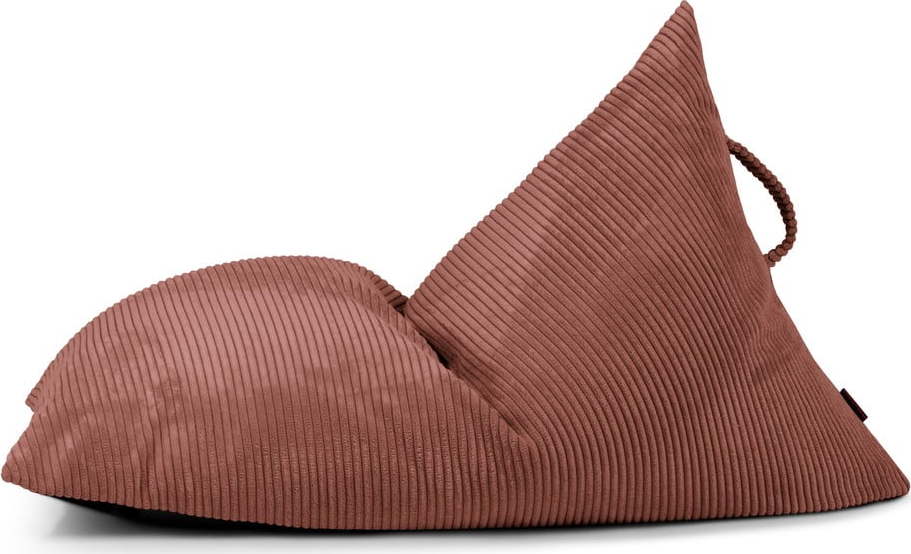 Manšestrový dětský sedací vak v cihlové barvě Razzy – SLOWDOWN SLOWDOWN