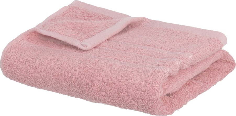 Růžový froté bavlněný ručník 50x100 cm Simple – Casa Selección Casa Selección