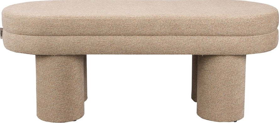 Béžová lavice z textilie bouclé Fern – Dutchbone Dutchbone