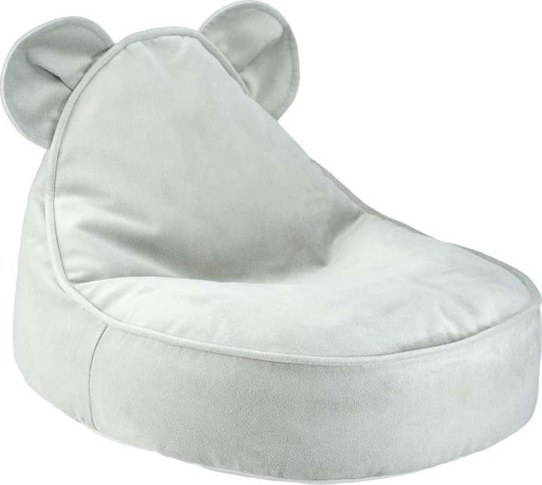 Sametový dětský sedací vak v mentolové barvě Bear – Wigiwama Wigiwama