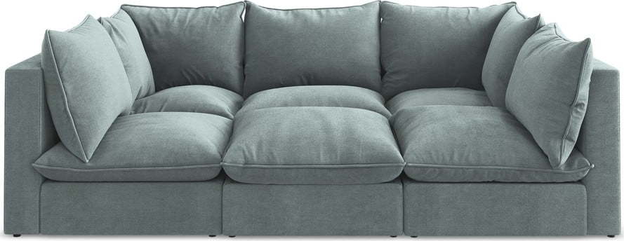 Modrá pohovka 255 cm Manao – Makamii Makamii