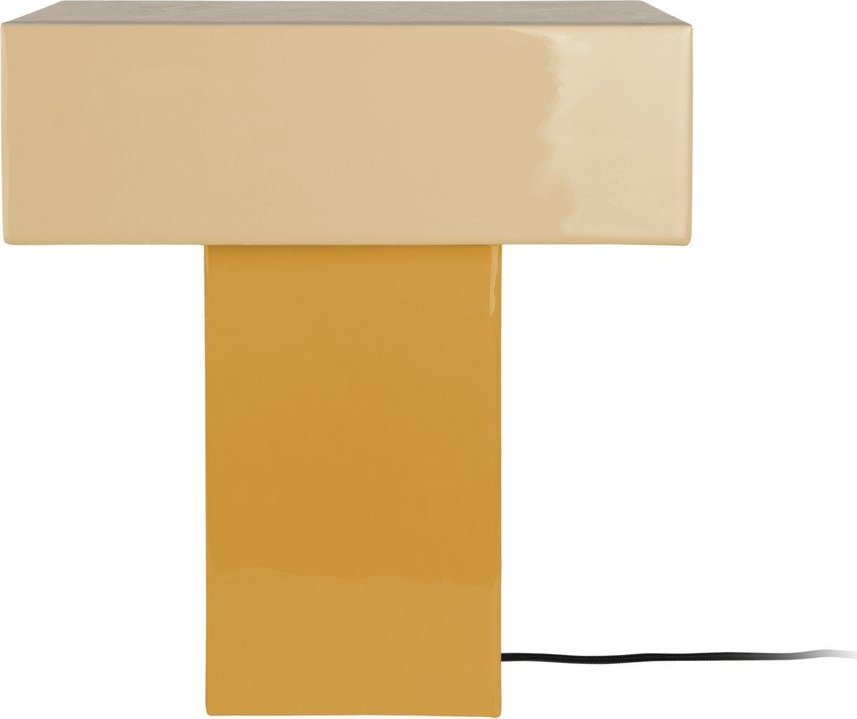 Žlutá stolní lampa (výška 35 cm) Grato Recto – Leitmotiv Leitmotiv