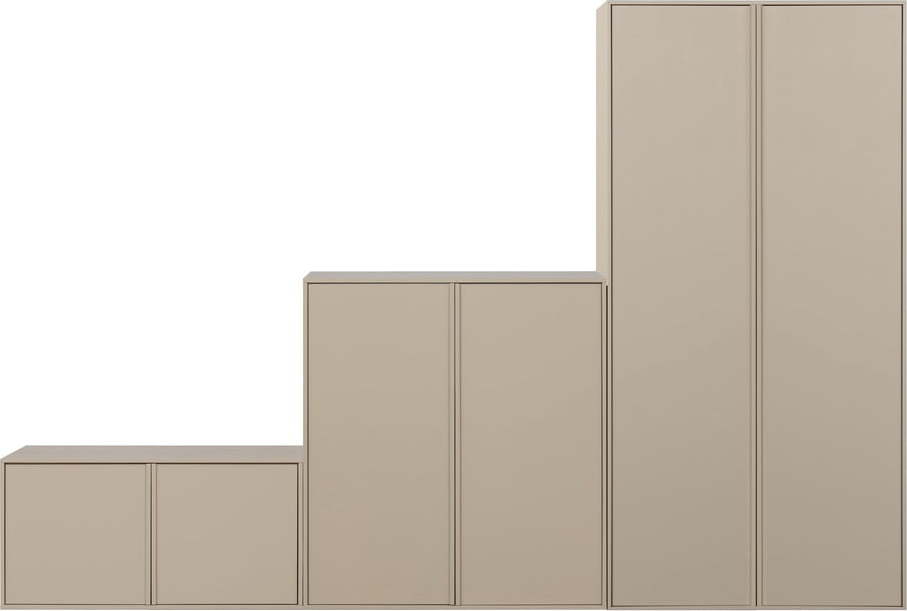 Krémová modulární skříň z borovicového dřeva 300x200 cm Daily – vtwonen vtwonen