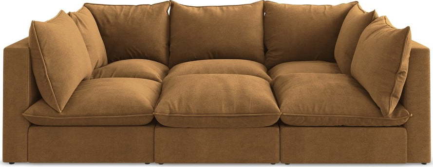 Pohovka v terakotové barvě 255 cm Manao – Makamii Makamii