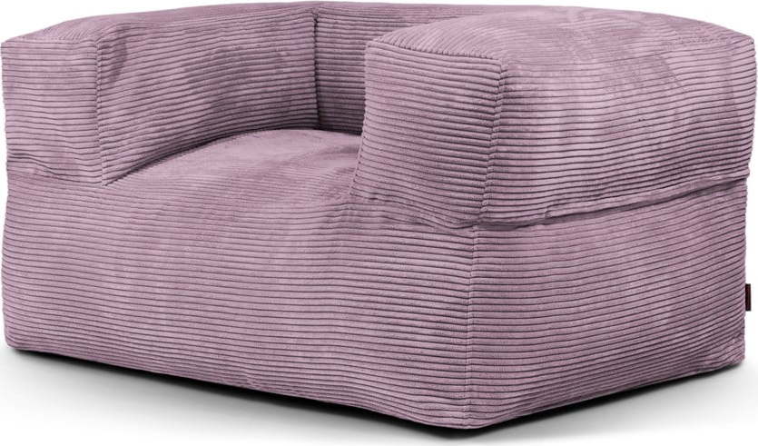 Fialový manšestrový sedací vak MooG – SLOWDOWN SLOWDOWN