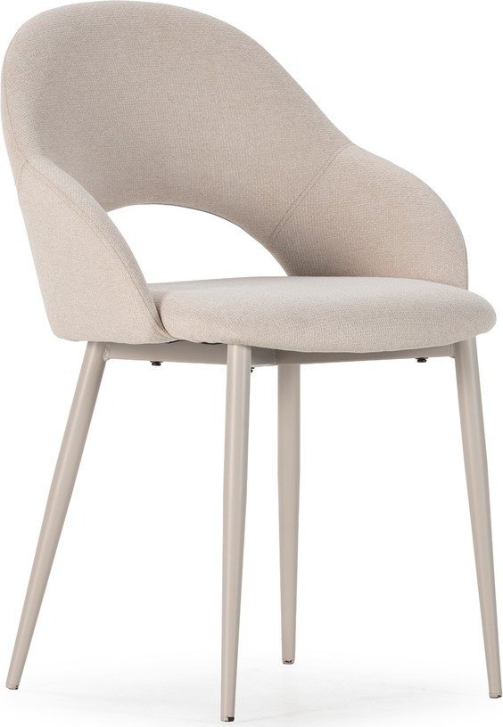Béžové čalouněné jídelní židle v sadě 2 ks Lia – Marckeric Marckeric