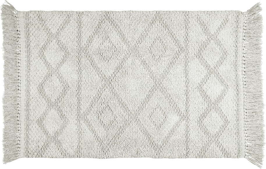 Šedá koupelnová podložka z organické bavlny Wenko Urla