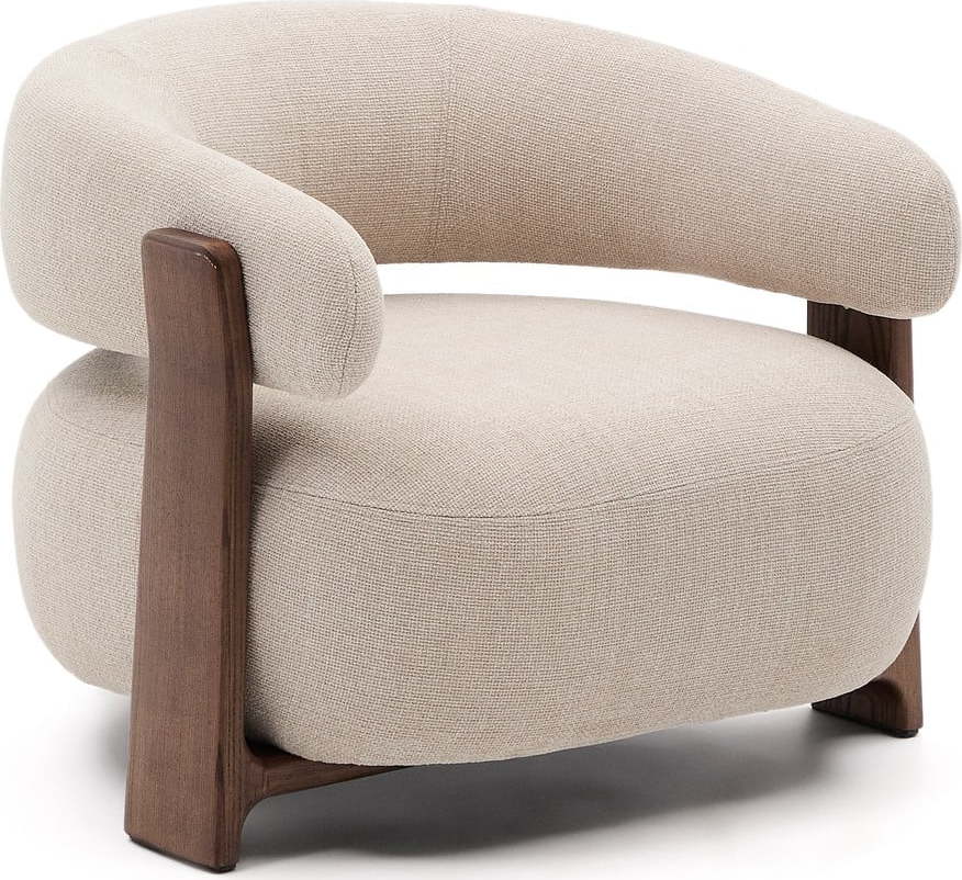 Béžové žinylkové křeslo Granite – Kave Home Kave Home