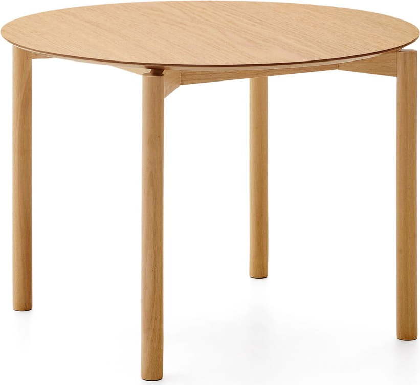 Kulatý jídelní stůl v dekoru jasanu ø 110 cm Indara – Kave Home Kave Home