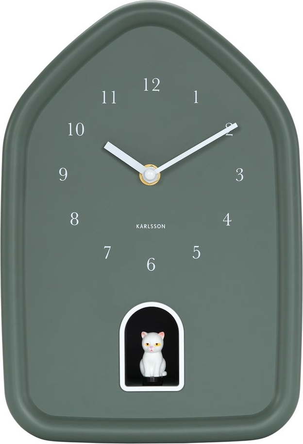 Nástěnné hodiny Modern Kitty – Karlsson Karlsson