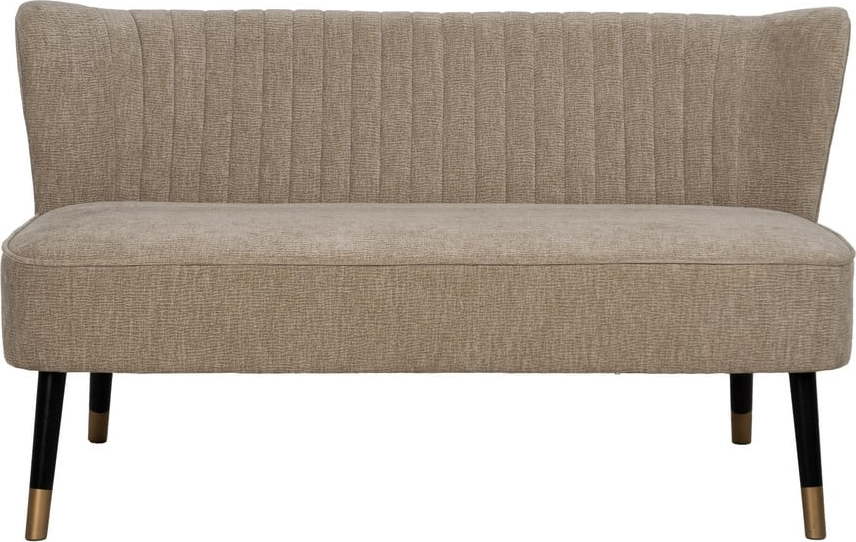 Béžová žinylková pohovka 134 cm Glam – Ixia Ixia