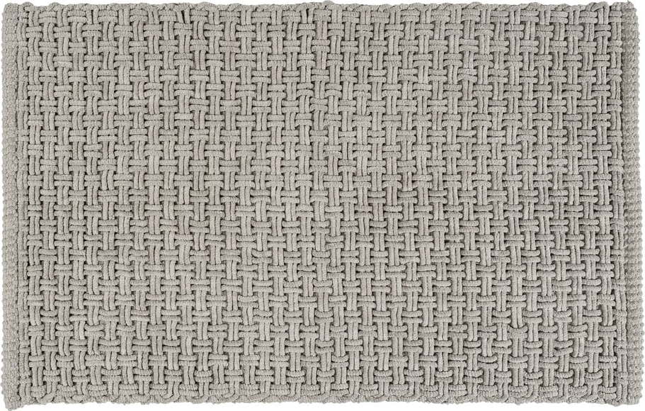 Šedá textilní koupelnová předložka 50x80 cm Ecoli – Wenko WENKO