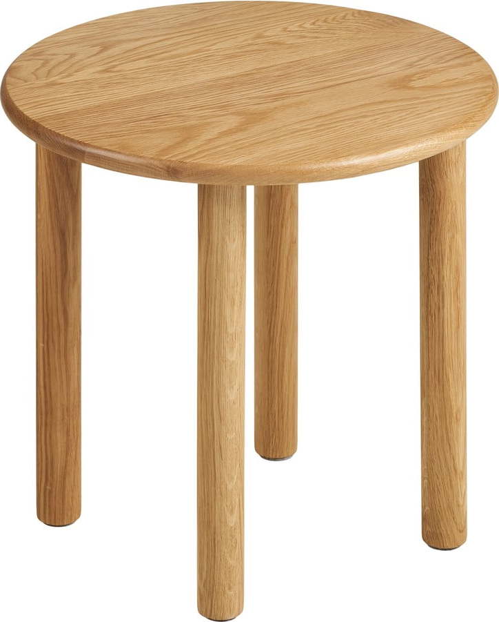 Kulatý odkládací stolek z dubového dřeva ø 40 cm Jena – House Nordic House Nordic