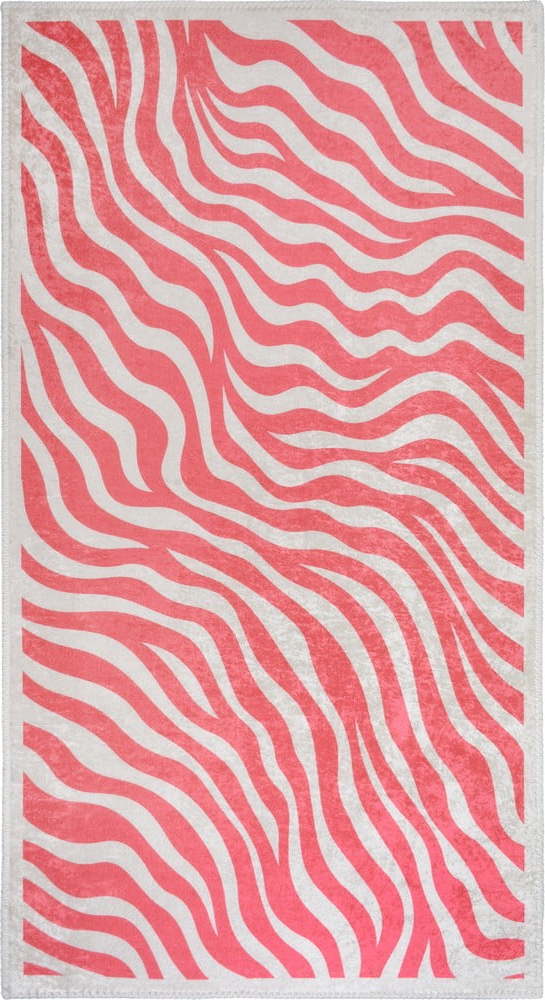 Růžový pratelný koberec 60x100 cm Red Zebra – Vitaus Vitaus