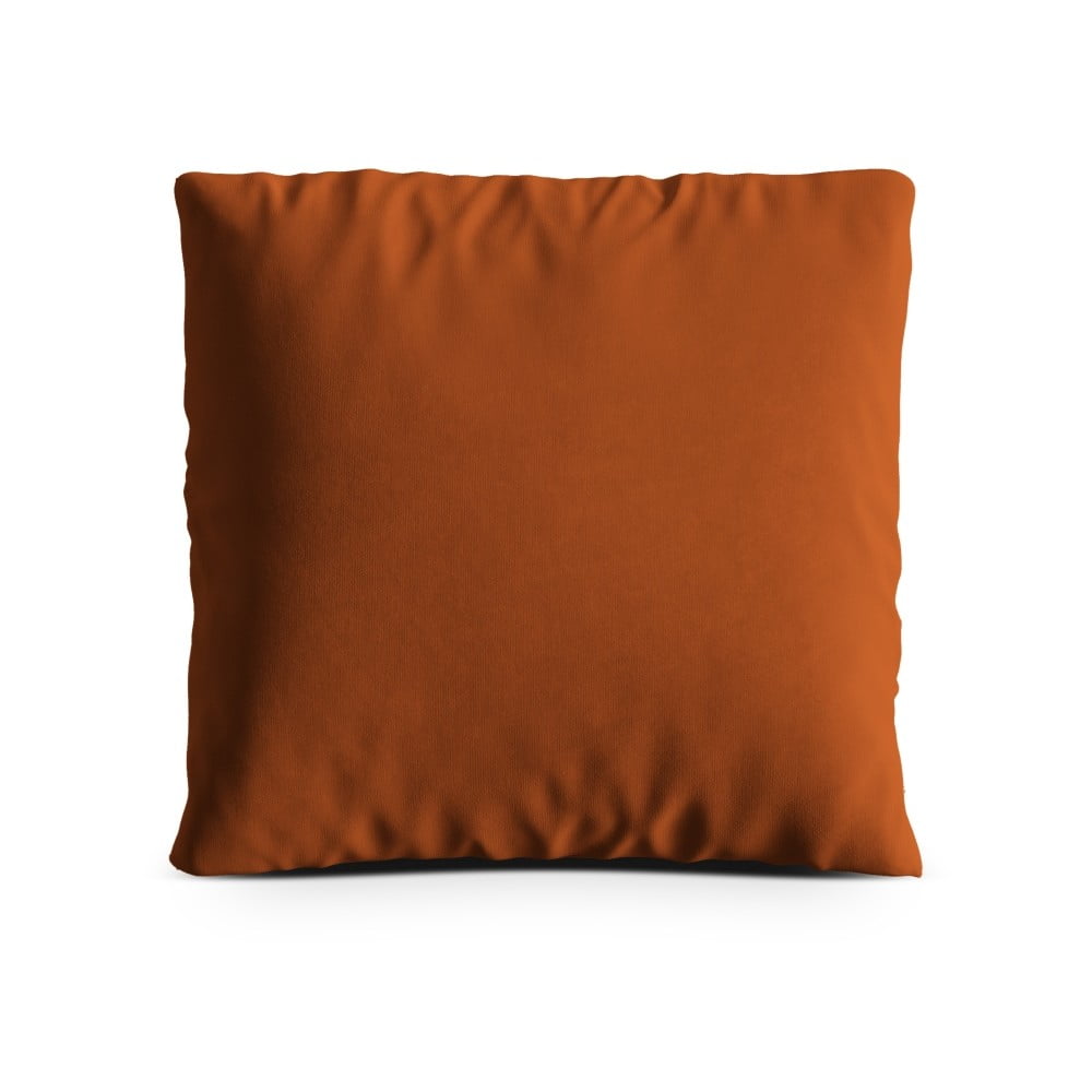 Sametový polštář na gauč v terakotové barvě Kemi – Cosmopolitan Design Cosmopolitan design