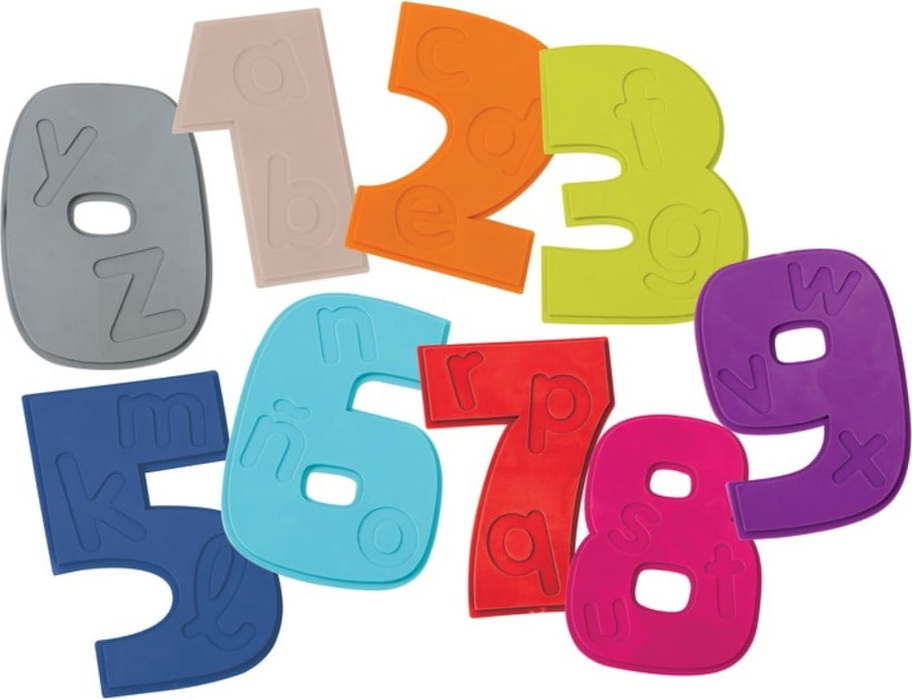 Dětské protiskluzové podložky v sadě 10 ks do vany 11x12