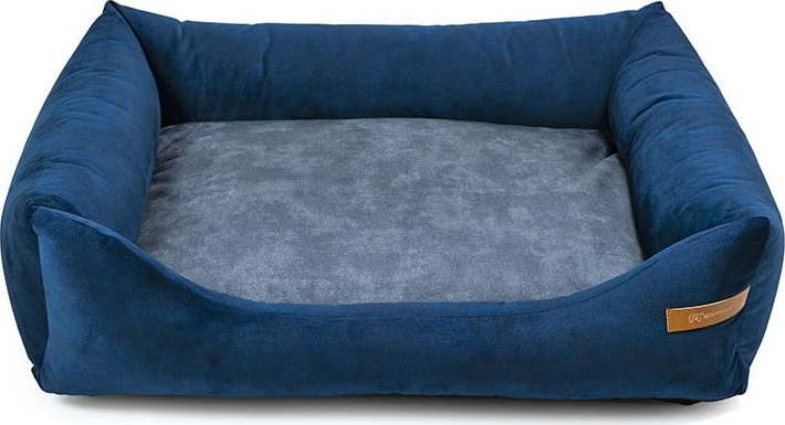 Modro-tmavě šedý pelíšek pro psa 75x85 cm SoftBED Eco L – Rexproduct Rexproduct
