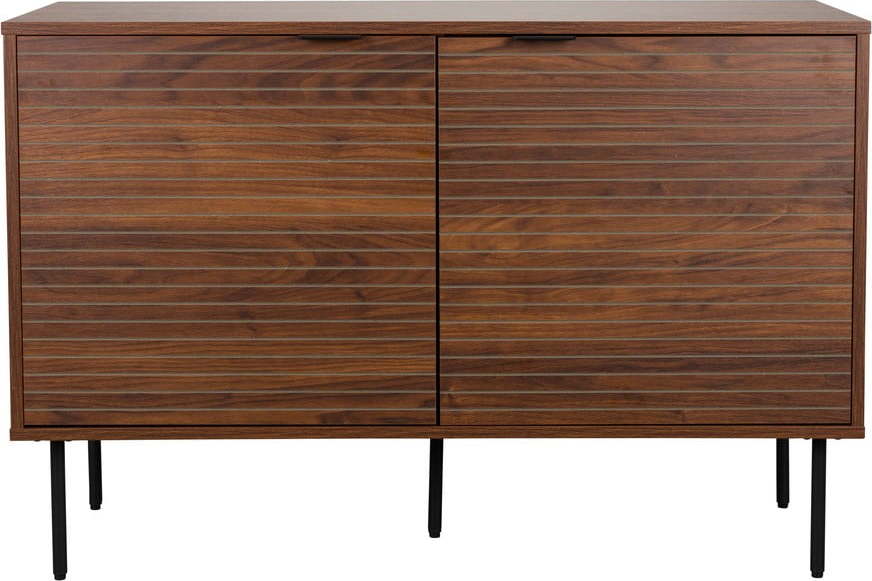 Hnědá komoda v dekoru ořechu 110x74x40 cm Stripes – White Label White Label