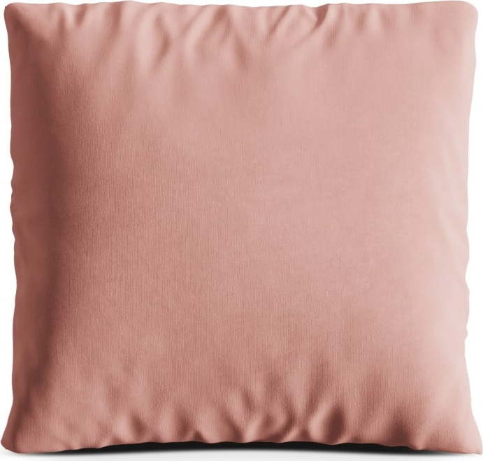 Růžový sametový polštář na gauč Kemi – Cosmopolitan Design Cosmopolitan design