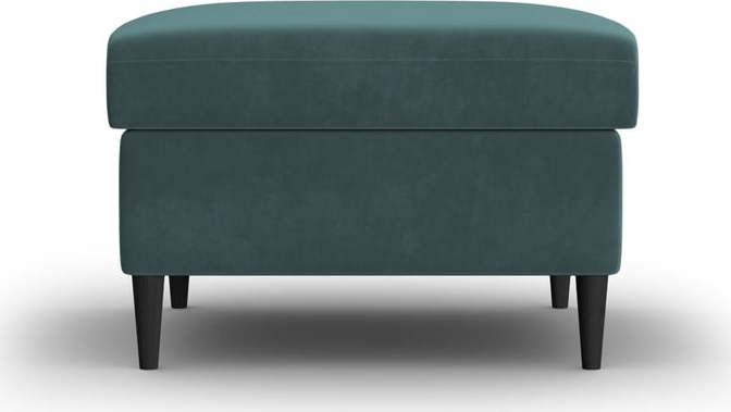 Sametová podnožka v petrolejové barvě Kyoto – Cosmopolitan Design Cosmopolitan design