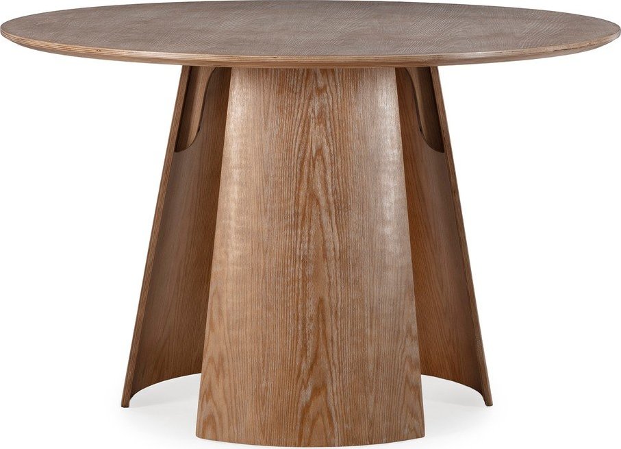 Kulatý jídelní stůl v dekoru dubu ø 120 cm Zuri – MOME Mome