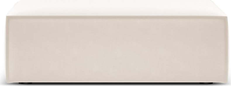 Béžová sametová podnožka Vanda – Mazzini Sofas Mazzini Sofas