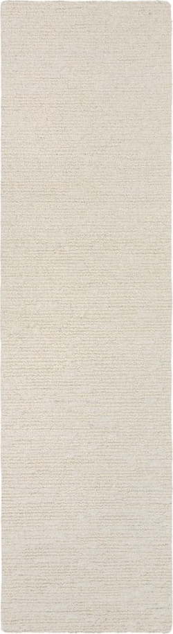 Slonovinový ručně tkaný vlněný běhoun 80x230 cm Harris Boucle – Flair Rugs Flair Rugs