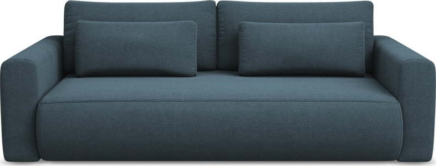 Modrá rozkládací/s úložným prostorem pohovka 238 cm Kapua – Makamii Makamii