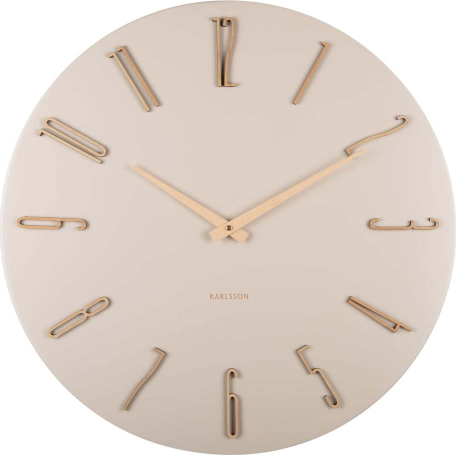 Nástěnné hodiny ø 60 cm Esmerado – Karlsson Karlsson