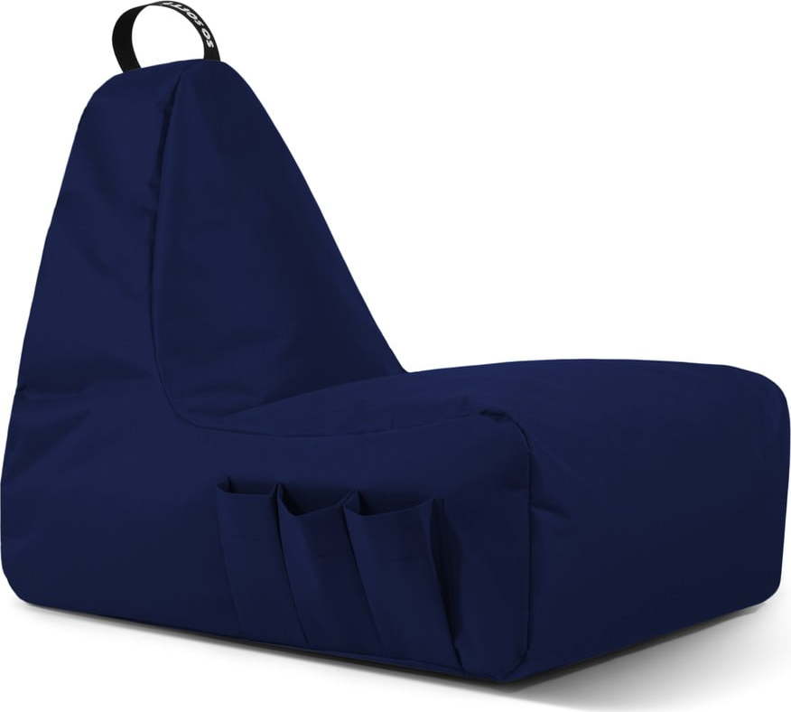 Tmavě modrý sedací vak Chill Gamer XL – So Soft? So Soft?