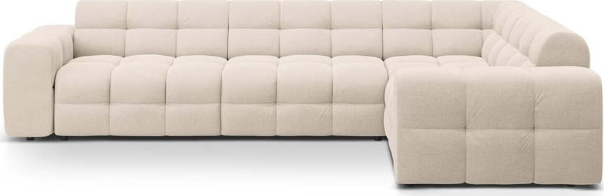 Béžová rohová pohovka (pravý roh/do L) Kendal – Micadoni Micadoni