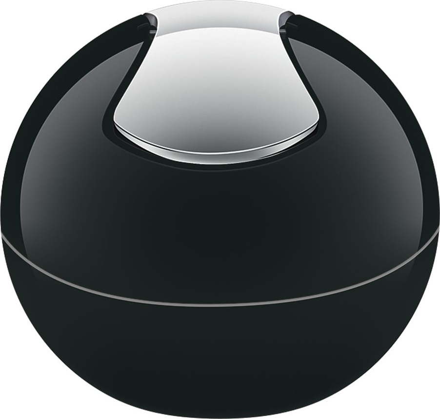 Černý plastový odpadkový koš 1 l Bowl – Spirella SPIRELLA