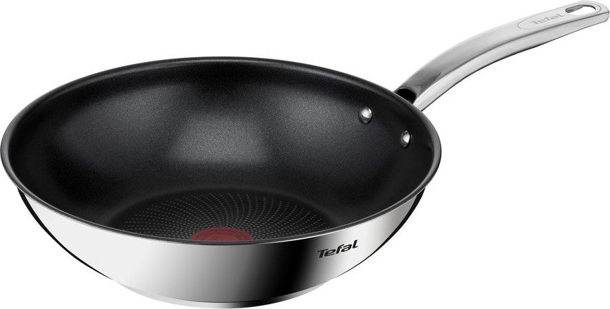 Wok nerezová pánev s nepřilnavým povrchem ø 28 cm Intuition B8171944 – Tefal Tefal