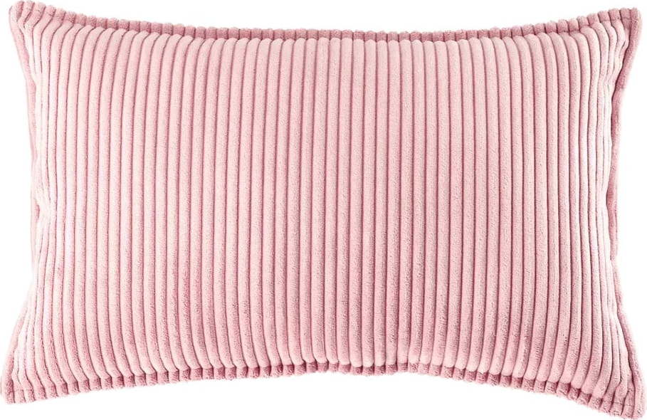 Růžový manšestrový dětský pohovkový polštář Bolster – Wigiwama Wigiwama