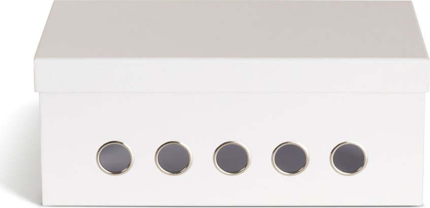 Bílý kartonový organizér na kabely Cordy Paper Laminate – Bigso Bigso