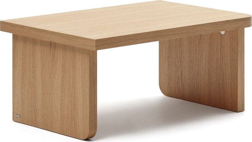 Konferenční stolek v dekoru dubu v přírodní barvě 89x62 cm Oaq – Kave Home Kave Home