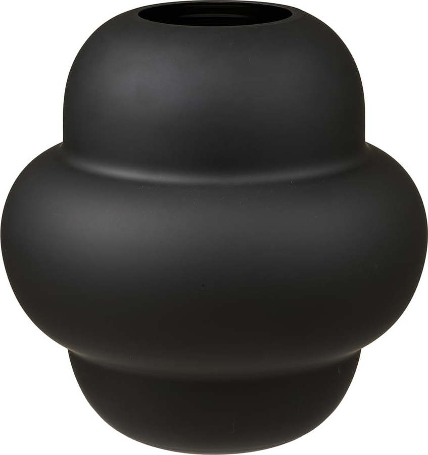 Černá skleněná váza (výška 20 cm) Vera – House Nordic House Nordic