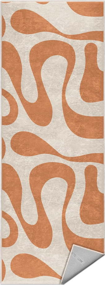 Oranžový pratelný běhoun 60x230 cm Caramel Latte – Mila Home Mila Home