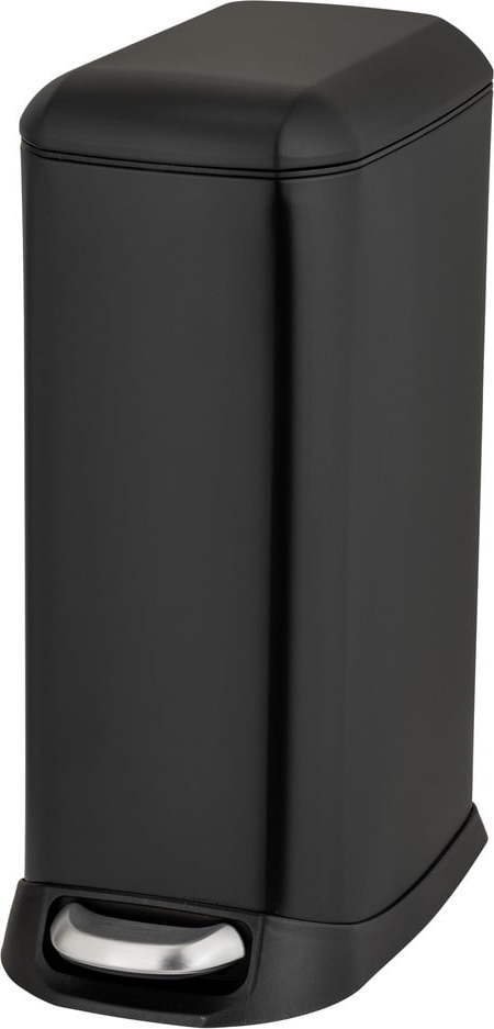 Matně černý nášlapný ocelový odpadkový koš 20 l Design – Wenko WENKO