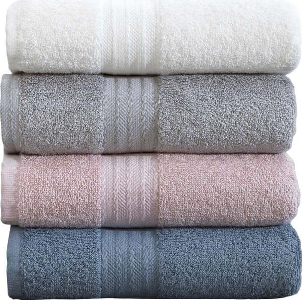 Froté bavlněné ručníky v sadě 4 ks 50x85 cm Mabel – Foutastic Foutastic