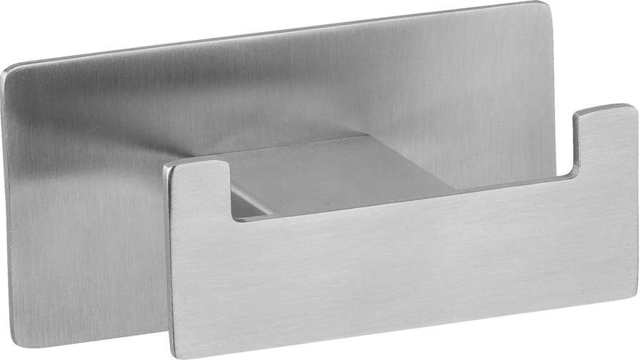 Háček bez vrtání z nerezové oceli v matně stříbrné barvě Genova – Wenko WENKO