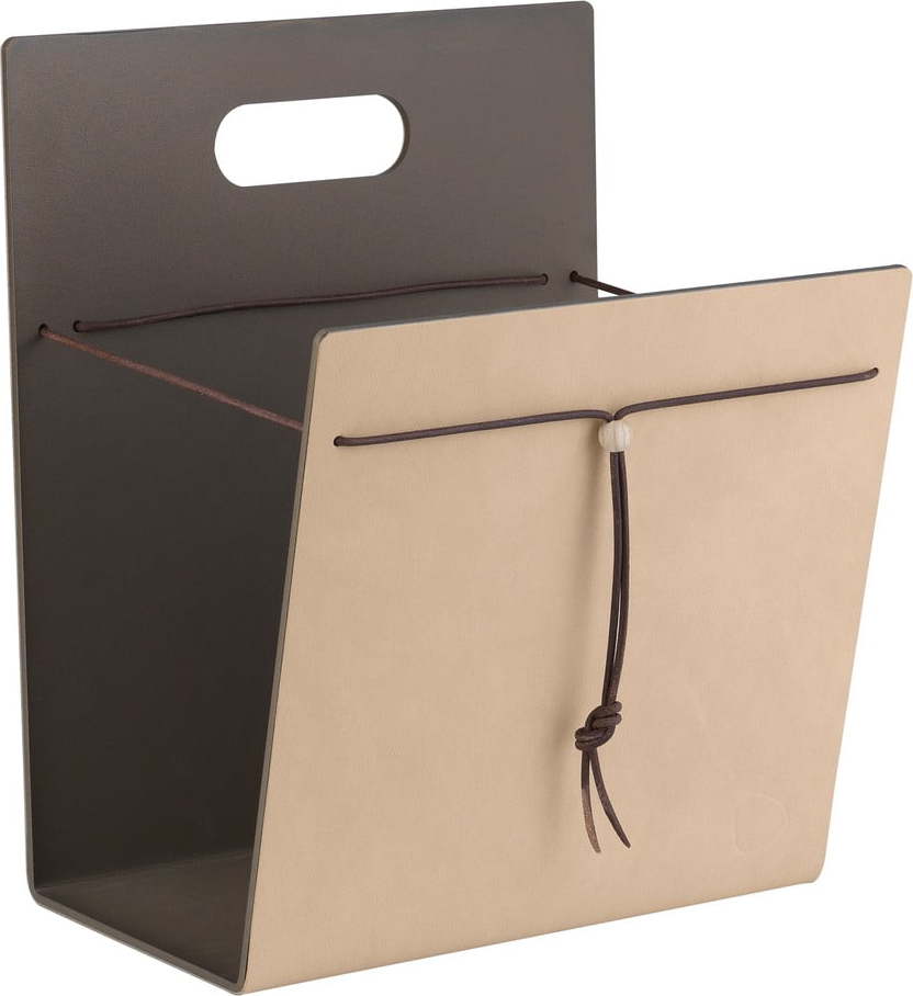 Kovový/z eko kůže stojan na časopisy Nupo M – LIND DNA Lind DNA