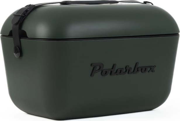 Tmavě zelený chladicí box 20 l Classic Black – Polarbox Polarbox