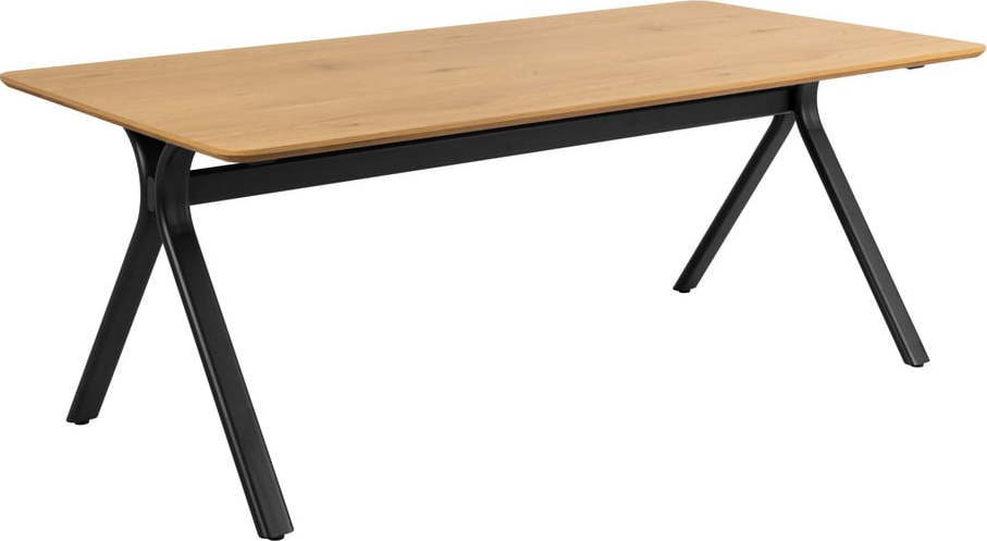 Jídelní stůl s deskou v dubovém dekoru 100x200 cm Bristol – Actona Actona