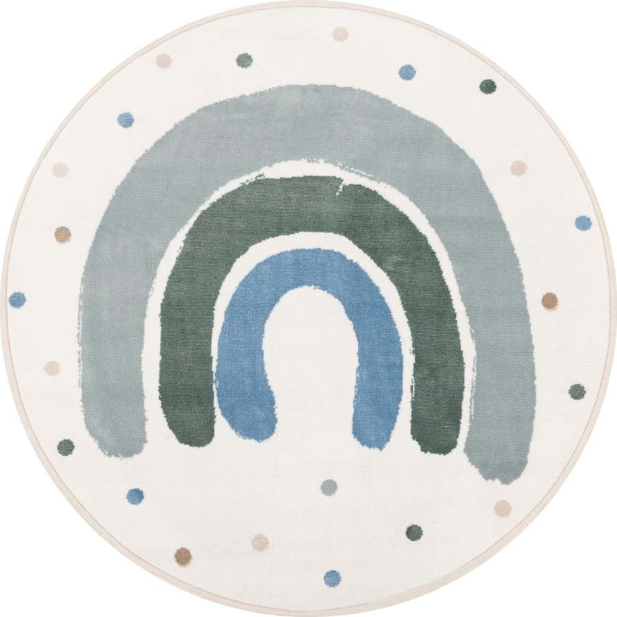 Zelený/slonovinový dětský koberec ø120 cm Joyful Mint – FD FD