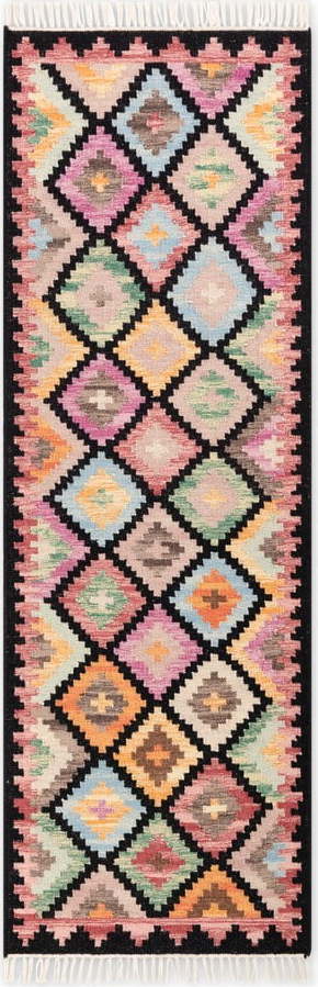 Oboustranný ručně tkaný vlněný běhoun 60x190 cm Kamal Zara – Nouristan Hanse Home