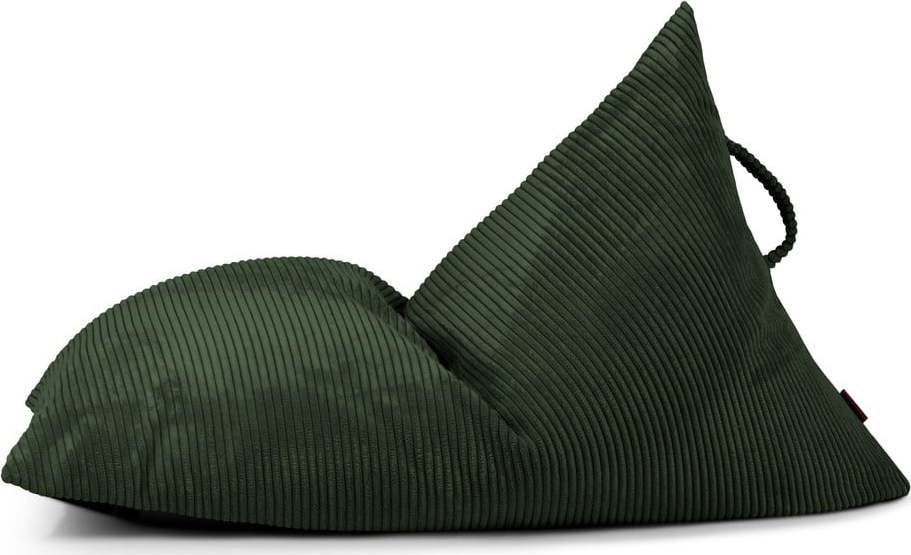 Zelený manšestrový dětský sedací vak Razzy – SLOWDOWN SLOWDOWN