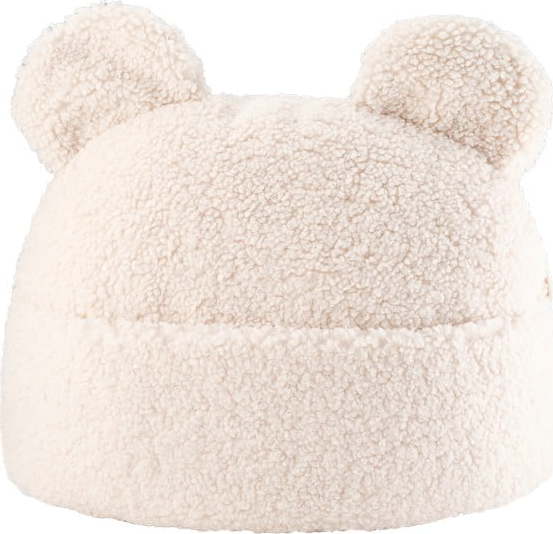 Krémový dětský pohovkový polštář z textilie bouclé Teddy Pouch – Wigiwama Wigiwama