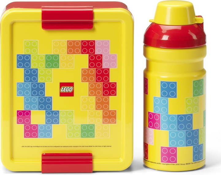 Dětský svačinový box s lahví Brick – LEGO® LEGO